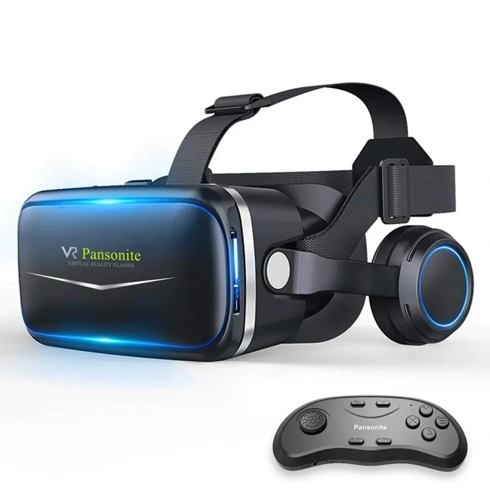 COPY - Pansonite VR Headset 3D Glasses Virtual Reality w/ Remote Controller